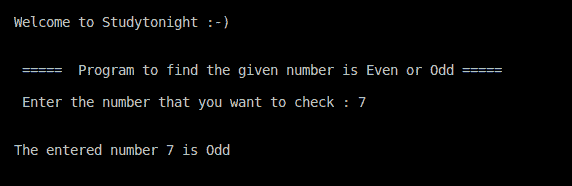 C++ even or odd