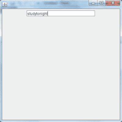 jtextfield example