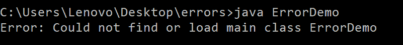 Getting the could not find main class error