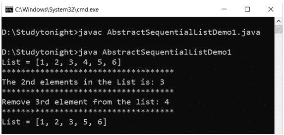 abstract-sequential-list-example