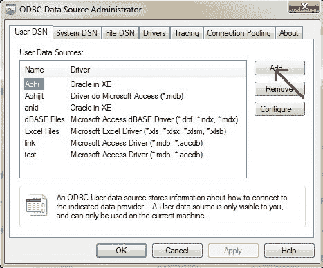 Connecting to access