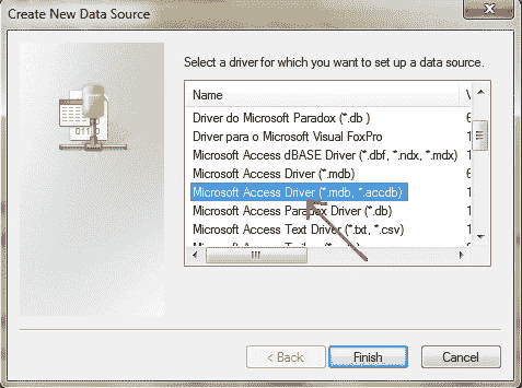 Connecting to access