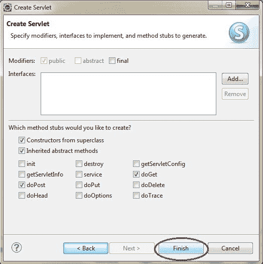 steps to create servlet application in eclipse