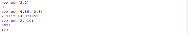 Math Functions in Python