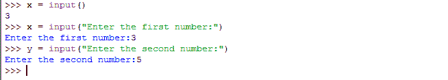 Input and Output
