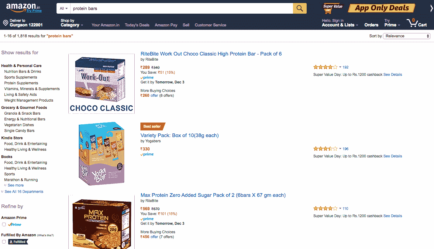 Example of Web Scraping