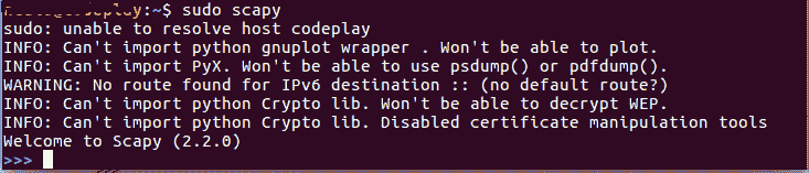 Introduction to Scapy