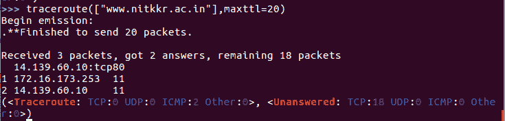 Introduction to Scapy